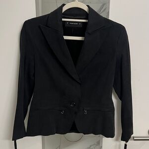 Calvin Rucker Black Fitted Blazer